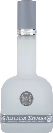 Водка Легенда Кремля  Элит в белой   матовой бутылке  500 мл 40 %