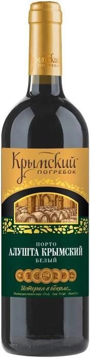 Портвейн Алушта Крымский (напиток)  бел. 0,75  17%