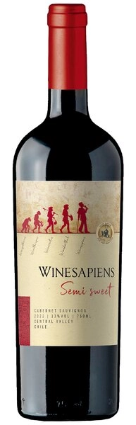 Вино  Winesapiens  Cabernet Sauvignon  Semi-Sweet  2022  750 мл  13%
