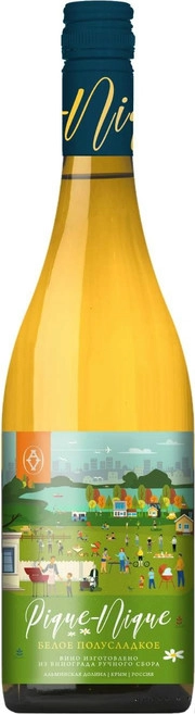 Вино Alma Valley Pique-Nique  White Semi-Sweet    2019 750 мл