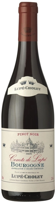 Вино Lupe-Cholet Bourgogne Pinot Noir Compte de Lupe  Люпе-Шоле Бургонь Пино Нуар Конт де Люпе 2021 750 мл