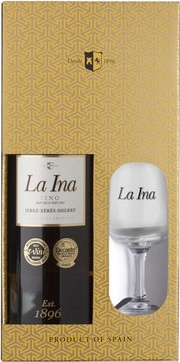 Херес Lustau La Ina Fino gift box with glass  750 мл