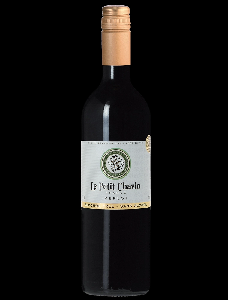 Вино безалкогольное Le Petit Chavin Blanc Merlot  Ле Пти Шавэн Мерло полусладкое  750 мл