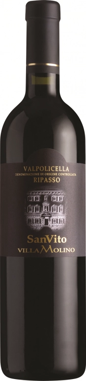 Вино Sartori Villa Molino Valpolicella DOC Ripasso Вилла Молино Вальполичелла Рипассо 2017 750 мл