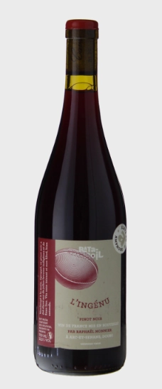 Вино Ratapoil Raphael Monnier L'Ingenu Pinot Noir VdF 2022 750 мл 12,5 %