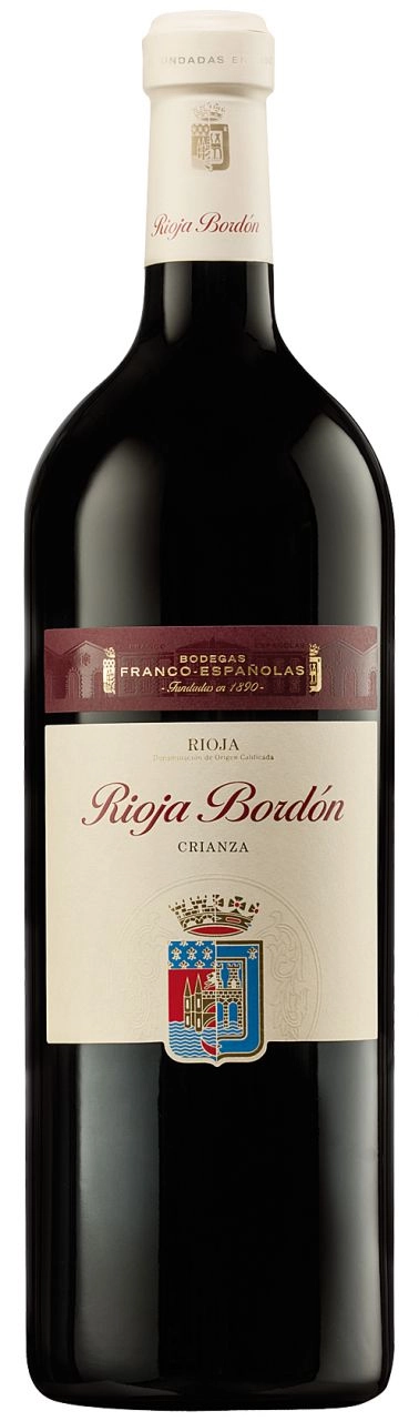 Вино RIOJA BORDON CRIANZA 2015 RIOJA D.O.Ca. «РИОХА БОРДОН» КРИАНСА РИОХА DOCa 2015 3000 мл
