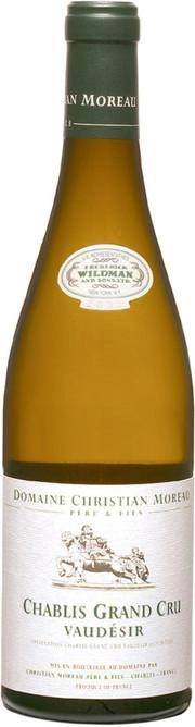 Вино Christian Moreau Chablis Grand Cru Vaudesir  2018 750 мл 12,5%