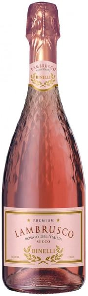 Игристое вино Binelli Premium  Lambrusco Rosato Secco Dell’Emilia IGT  750 мл