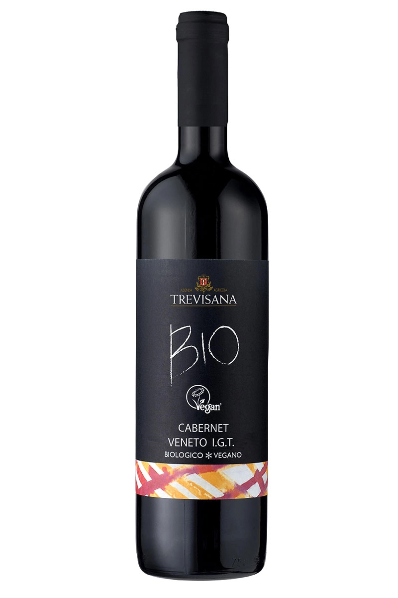 Вино   Trevisana Cabernet  Bio Vegan   Тревисана  Каберне Био Веган 2022 750 мл