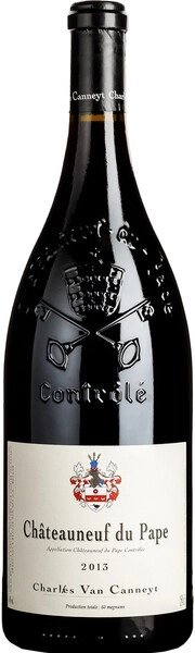 Вино Charles Van Canneyt  Chateauneuf du Pape AOC  2013 1500 мл  14%