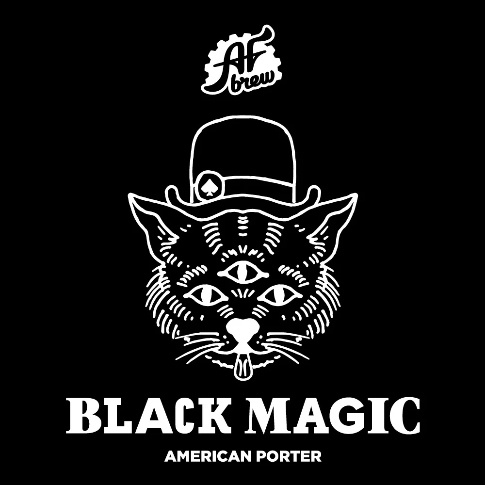 Пиво  AF Brew Black Magic  Аф Брю Черная Магия стекло  500 мл