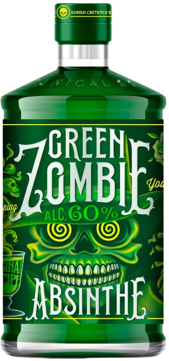 Абсент Грин Зомби Абсент  500 мл 