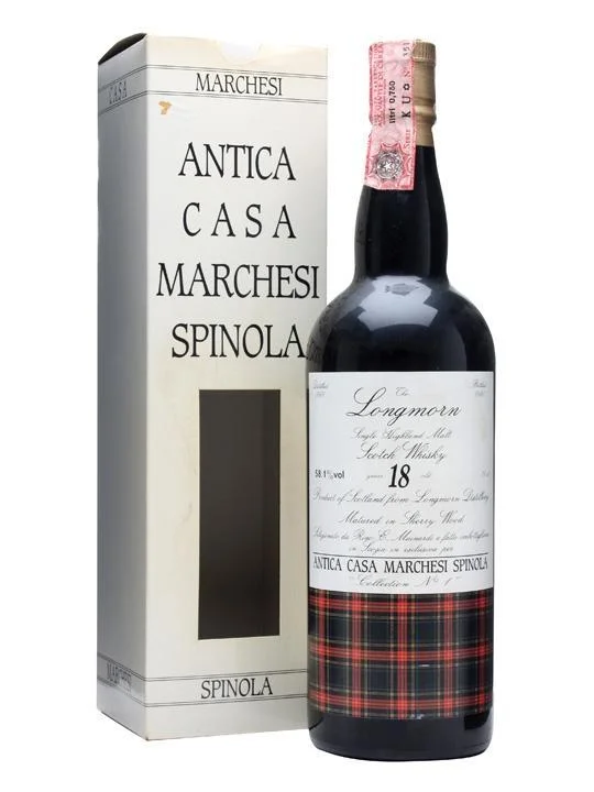 Виски Spinola, Longmorn, Лонгморн, 1971, Sherry Wood Cask Strength 58,1%  70cl