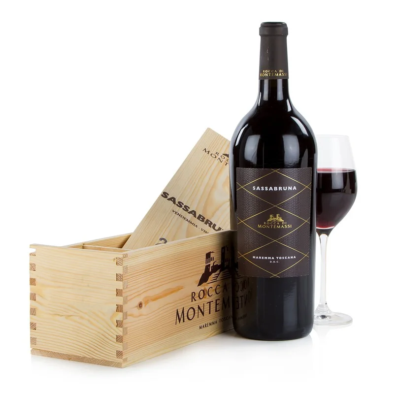 Вино Rocca di Montemassi  Sassabruna  Рокка ди Монтемасси Сассабруна в п/у 2018 1500 мл