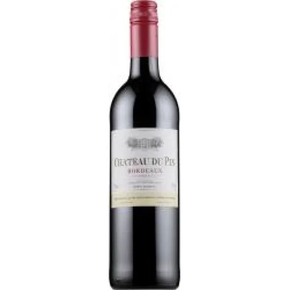 Вино  Chateau du Pin  Rouge Шато дю Пин  Руж  2014 750 мл