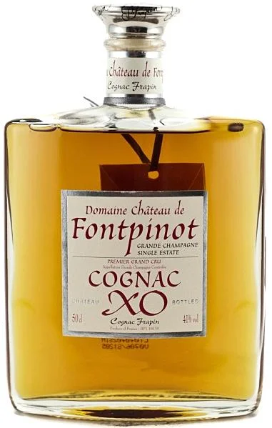 Коньяк Chateau de Fontpinot XO Grande Champagne,Du Cognac  Шато де Фонпино ХО Гранд Шампань  500 мл
