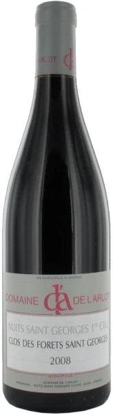 Вино Nuits-Saint-Georges Premier Cru  Clos-des-Forets-Saint-Georges  AOC Нюи-Сен-Жорж Премье Крю  Кло-де-Форе-Сен-Жорж   2008  750 мл