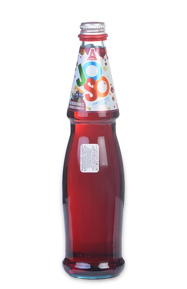 Напиток сильногазированный JOSO черника-апельсин-ваниль  стекло  500 мл