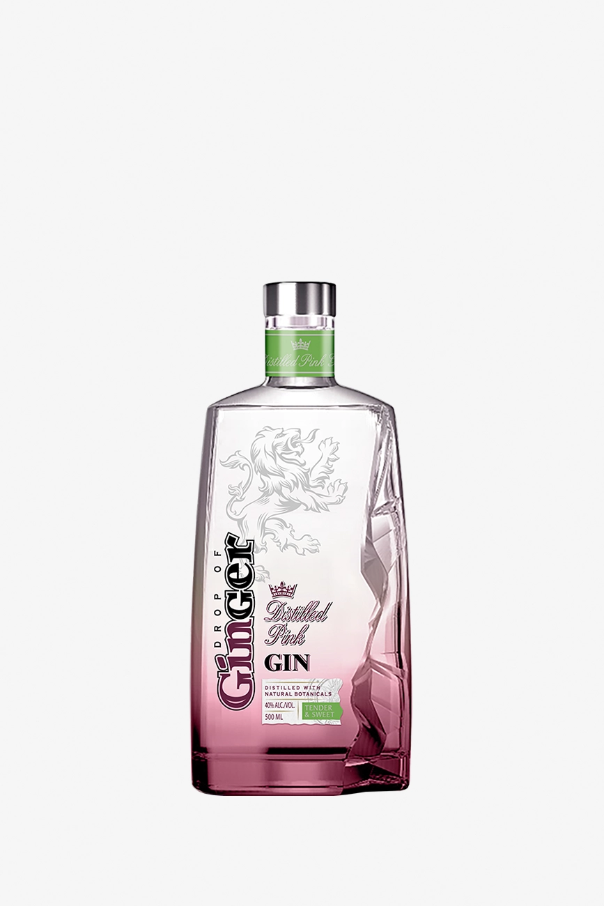 Джин Дроп оф Джинджер Пинк Клубничный  500 мл