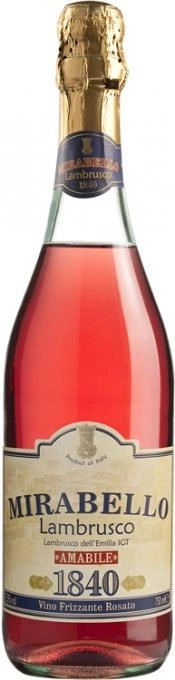 Игристое вино Chiarli 1860 Mirabello  Rosato  Lambrusco dell'Emilia IGT   750мл