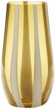 Ваза Zafferano Gessato Vaso Piccolo Ambra Дзафферано Джессато Ваза маленькая янтарная