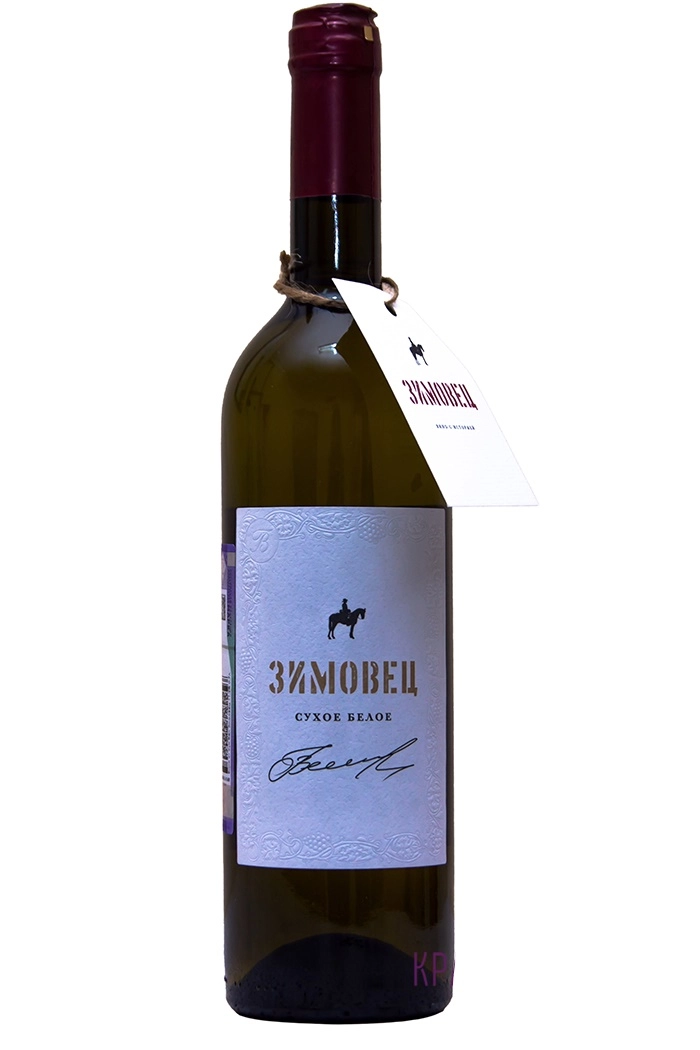 Вино  Зимовец   Белое столовое  сухое  2020 750 мл