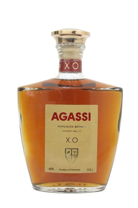 Коньяк AGASSI  Х.О. 10 year 0,5л