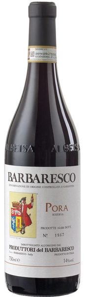 Вино   Barbaresco Pora Riserva Барбареско Пора Ризерва 2016 750 мл