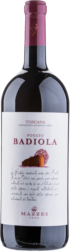 Вино Marchesi Mazzei Poggio Badiola Toscana  2018  750 мл