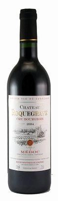 Вино Maison Bouey Medoc AOC Chateau Roquegrave Cru Bourgeois  Шато Рокграв Крю Буржуа Медок 2011 750 мл