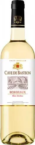 Вино Cave de Bastion, Кав де Бастион бордо белое полусладкое 750 мл