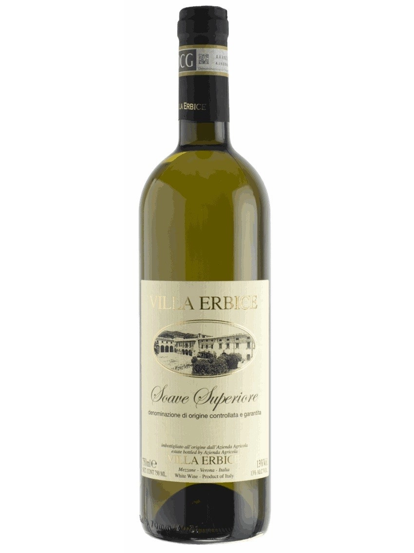 Вино Villa Erbice  Soave Superiore DOCG  Вилла Ирбиче  Соаве Супериоре  2019  750 мл