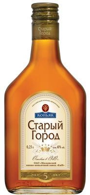 Коньяк  Старый город пятилетний 250 мл