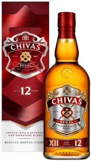 Виски Chivas Regal  12 years old   Чивас Регал  12-летний  в подарочной коробке 700 мл
