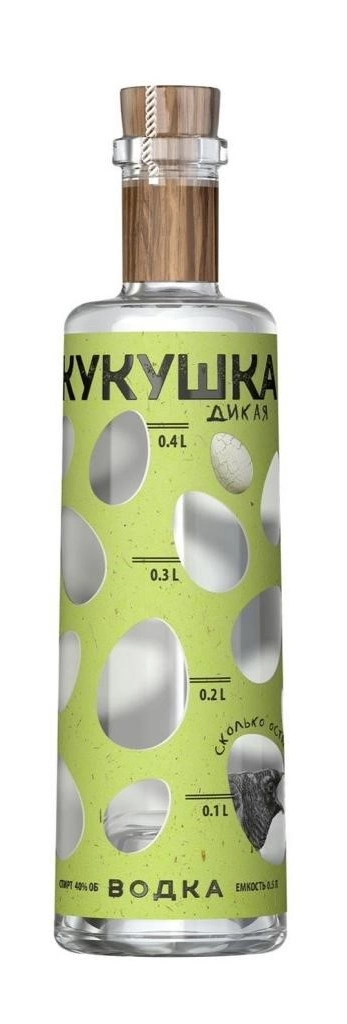 Водка  Минский Кристалл Кукушка Дикая  500 мл 40%