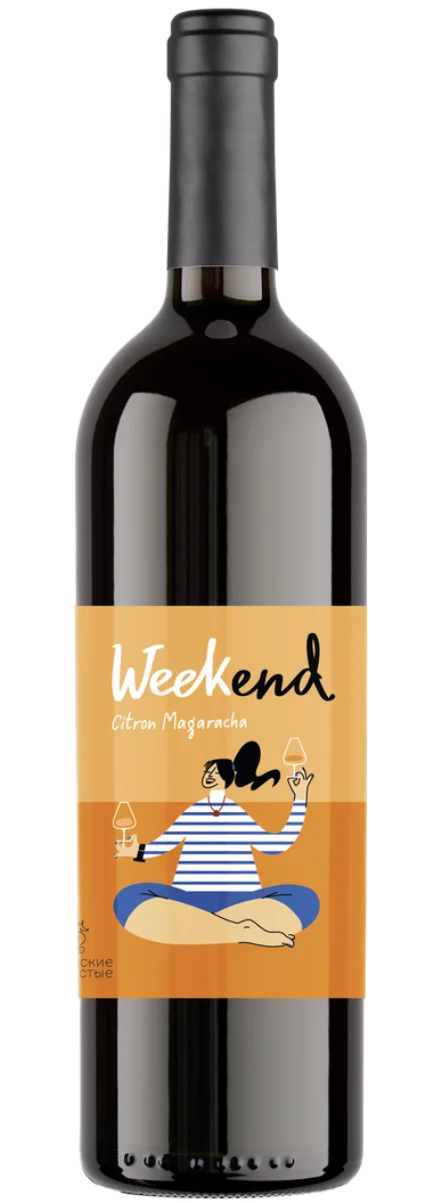 Вино  Азовские Игристые Weekend   Цитронный Магарача  2024  750 мл  13%