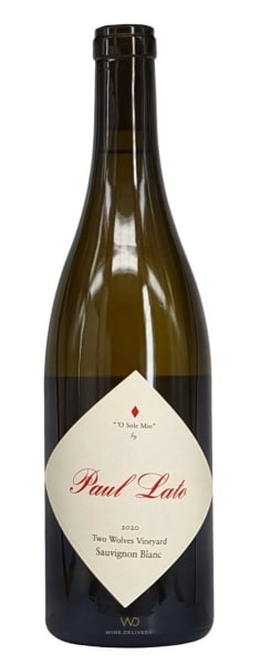 Вино Paul Lato  O Sole Mio Two Wolves Vineyard Sauvignon Blanc    Поль Лато  Санта-Инес О Соле Мио Ty Вулвз Виньярд Совиньон блан  2020   750 мл