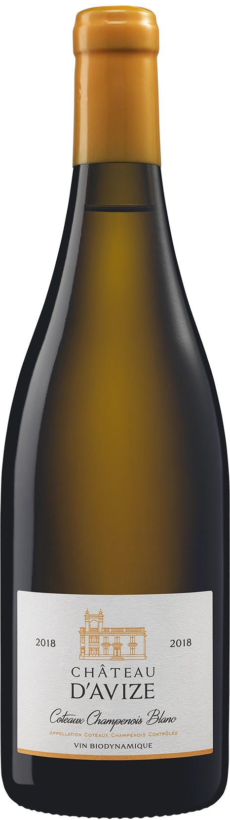 Вино  Chateau d’Avize  Шато Д'авиз   Кото Шампенуа Блан 2014  750 мл