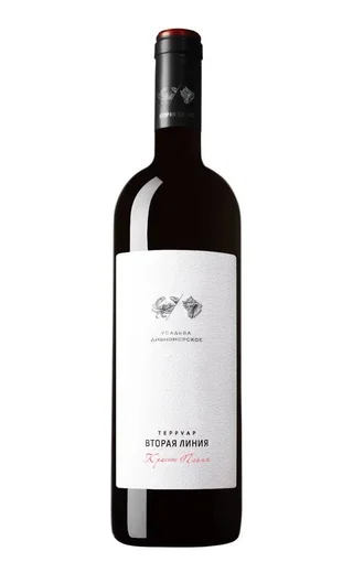 Вино Усадьба Дивноморское Вторая Линия Красное Пламя 2023  750 мл