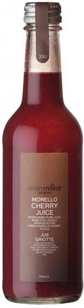 Alain Milliat, Morello Cherry Juice, Ален Мия, Сок из вишни Морелло 330 мл