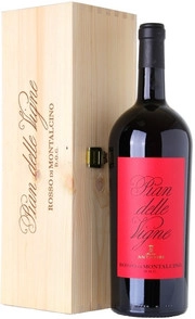 Вино  Pian Delle Vigne Rosso di Montalcino DOC wooden box   2019 1500 мл