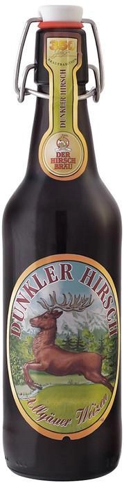 Пиво Der Hirschbrau Dunkler Hirsch 500 мл