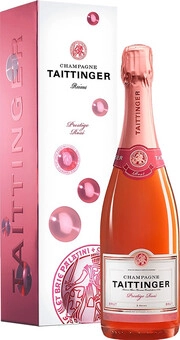 Вино Taittinger Prestige Rose Brut gift box  750 мл