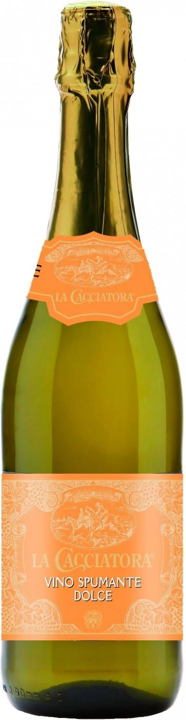Вино Игристое La Cacciatora  Vino Spumante Dolce 750мл