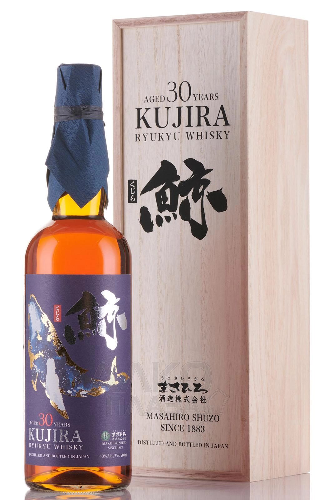 Виски  Kujira Ryukyu Whiskey 30 Years Old gift box   Кудзира 5 лет п/у  500 мл