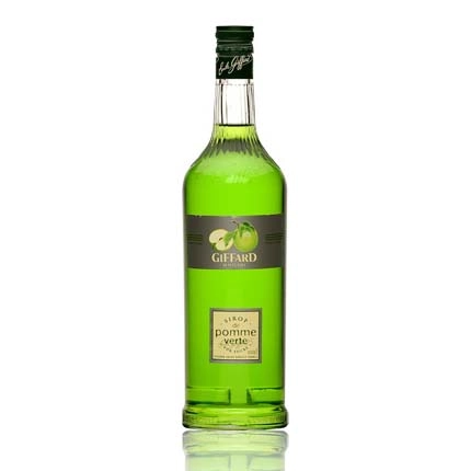 Сироп Giffard Green Apple  Жиффар Зеленое яблоко 1000 мл