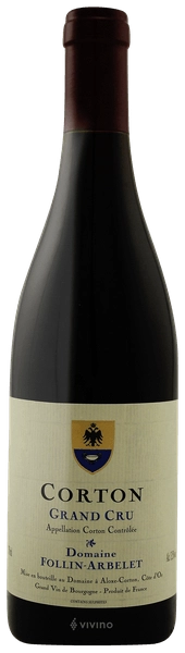 Вино Domaine Follin-Arbelet Corton Grand Cru   2018 750 мл 13,5%