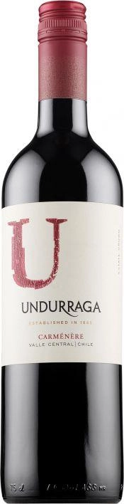 Вино Undurraga Carmenere Central Valley Ундуррага Карменер 2019 750 мл