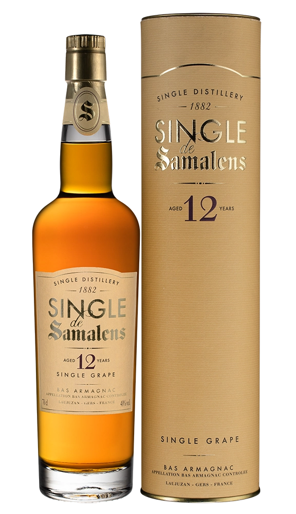 Арманьяк Single de Samalens 12 Years Old in tube  2008 700 мл