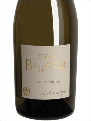 Вино Clos Bagatelle Le Clos de la ma Mere Blanc Saint-Chinian AOC 2015 750 мл